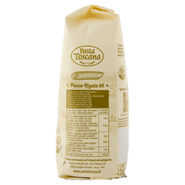 Pasta Toscana Penne Rigate 98 500 g