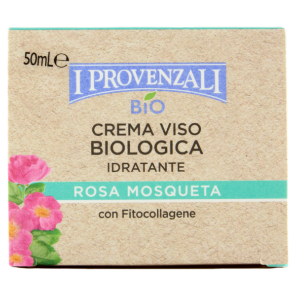 I Provenzali Bio Crema Viso Biologica Rosa Mosqueta 50 mL