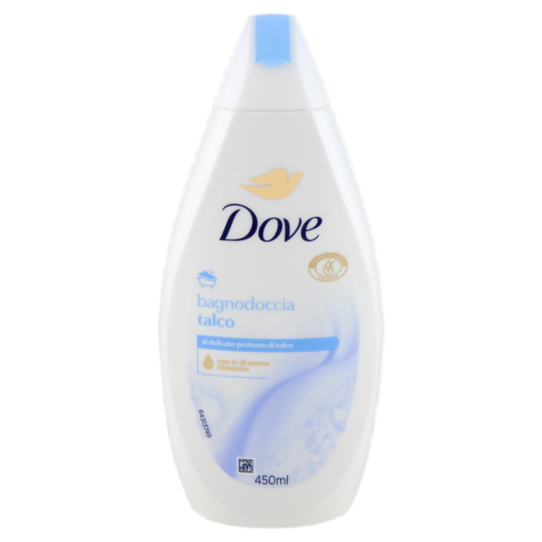 Dove bagnodoccia talco al delicato profumo di talco 450 ml