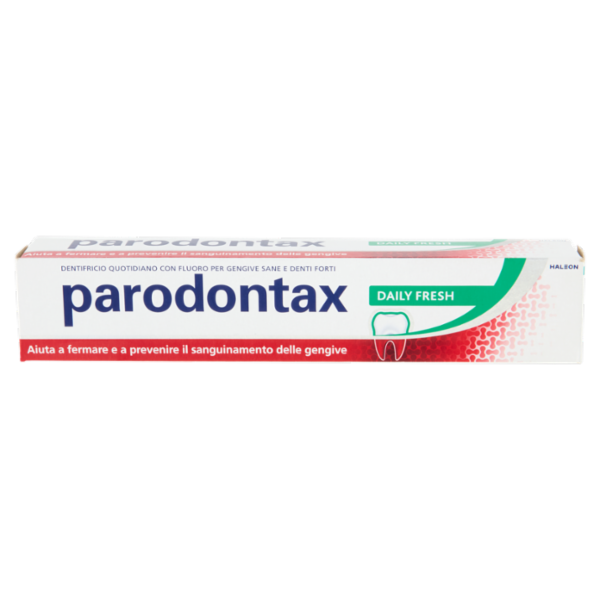 Parodontax Daily Fresh dentifricio quotidiano con fluoro per gengive più sane e denti forti, 75 ml