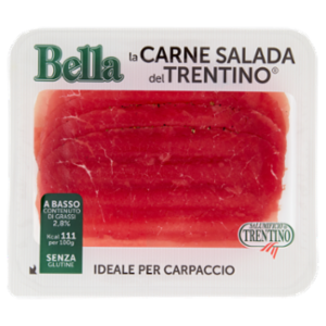Salumificio Trentino Bella La Carne Salada Del Trentino Ideale Per Carpaccio 0,100 Kg