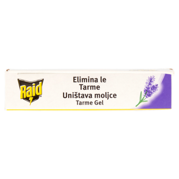 Raid Anti Tarme Gel Vestiti, Confezione da 6 Pezzi alla Lavanda, Protegge per l'Intera Stagione 6x3g