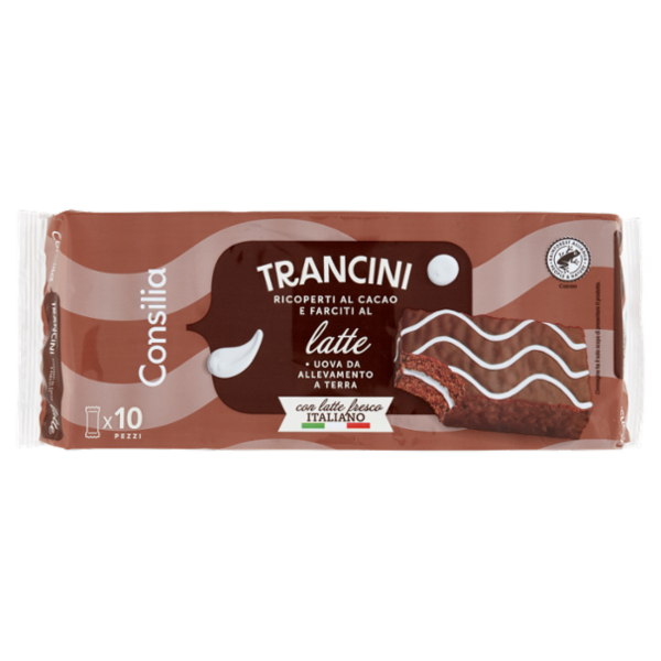 Consilia Trancini al Latte Ricoperti al Cacao 10x35 g