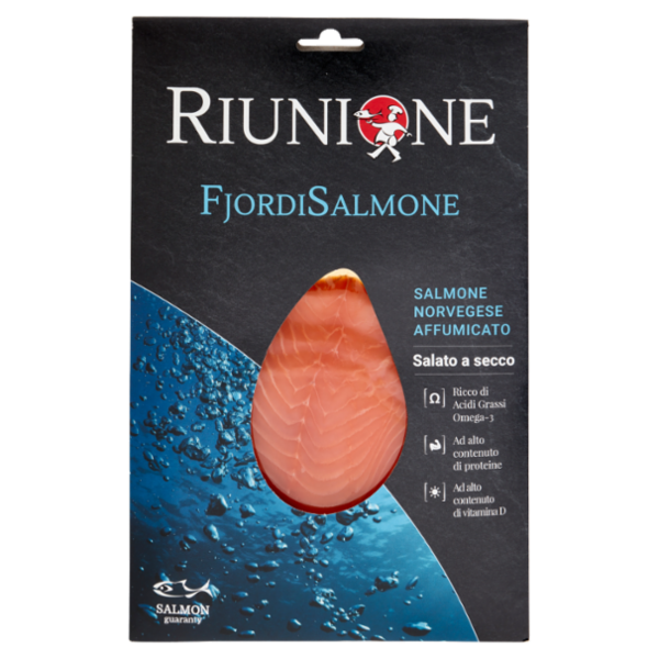 Riunione FjordiSalmone Salmone Norvegese Affumicato 100 g