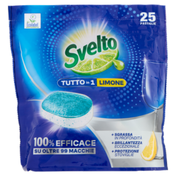 Svelto Tutto In 1 Limone 25 Pastiglie 413 g