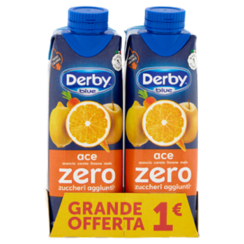 Derby Blue Ace Zero Zuccheri Aggiunti* 2 x 300 Ml