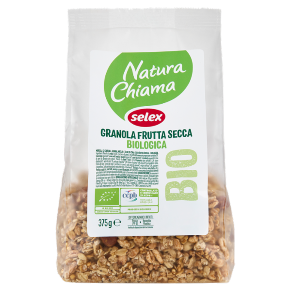 Selex Natura Chiama Granola Frutta Secca Biologica 375 g