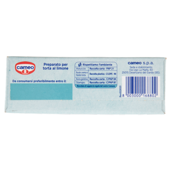cameo le Irresistibili Torta al Limone 295 g