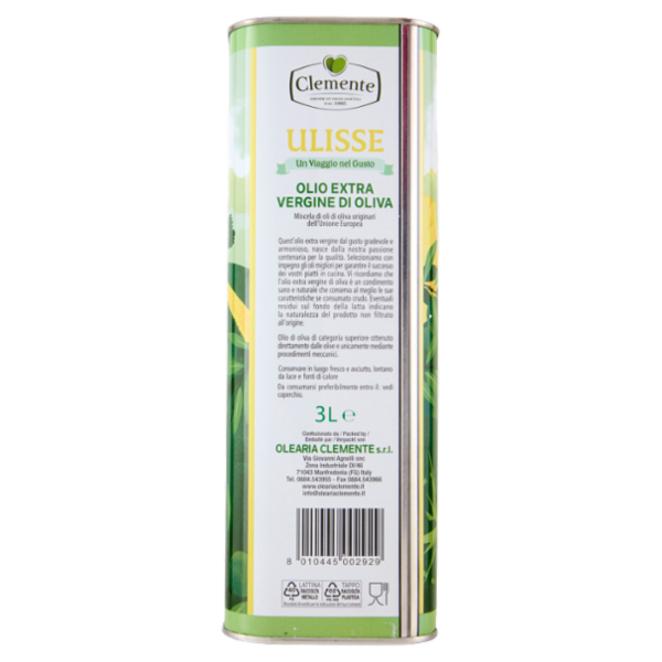 Clemente Ulisse Olio Extra Vergine di Oliva 3 L