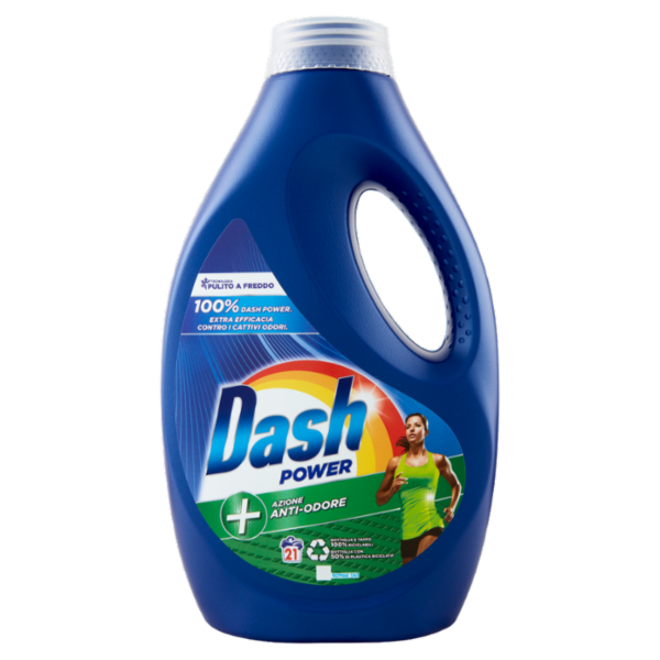 Dash Detersivo Lavatrice Liquido per Bucato Power Tecnologia Anti Odore 21 Lavaggi 1050 ml