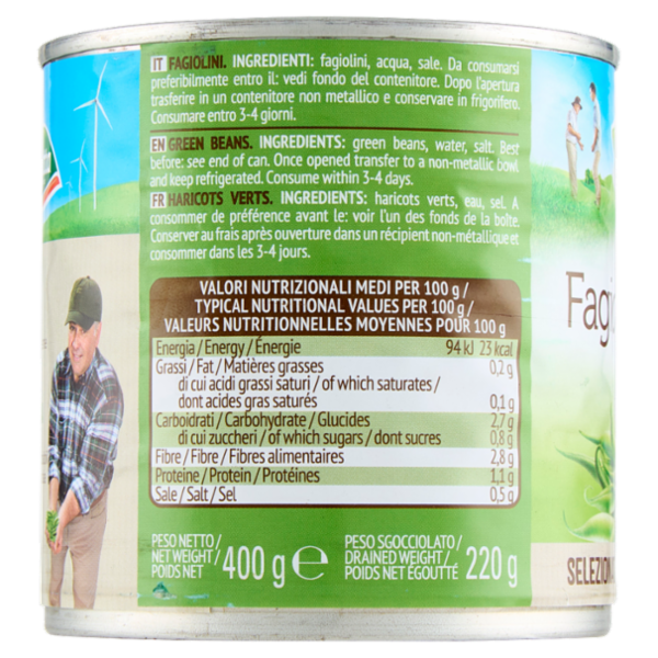 Valfrutta Fagiolini Medio Fini 400 g