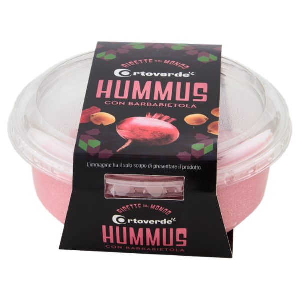 Ortoverde Ricette dal Mondo Hummus con Barbabietola 175 g