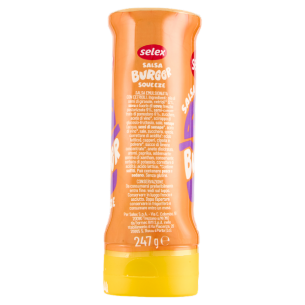 Selex Salsa Burger Squeeze 247 g