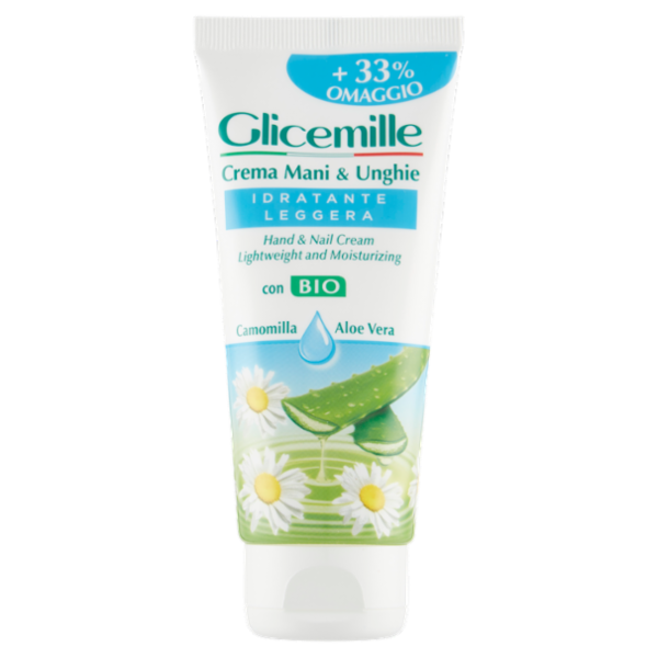 Glicemille Crema Mani & Unghie Idratante Leggera 100 mL