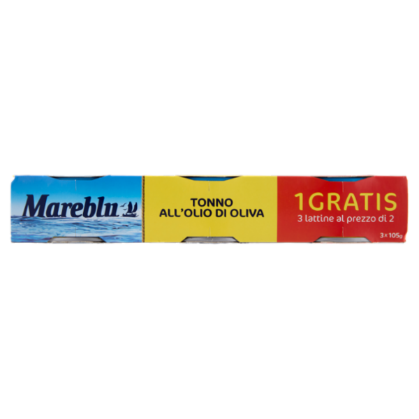 Mareblu Tonno all'Olio di Oliva 3 x 105 g