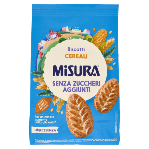 Misura Dolcesenza Biscotti Cereali 300 g