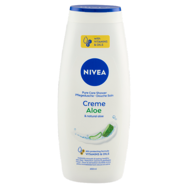 Nivea Creme Aloe Pure Care Shower 650 ml