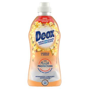 Deox Ammorbidente Concentrato Vaniglia e Argan, 33 Lavaggi, 660 Ml