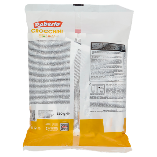 Roberto Crocchini Grissini Salati con Grani di Sale 350 g