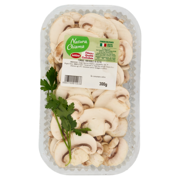 Selex Natura Chiama Funghi Prataioli Coltivati a Fette 300 g