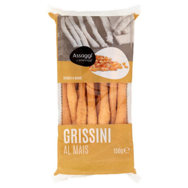Assaggi e paesaggi Grissini al Mais 150 g