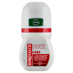 Borotalco Uomo Asciutto Profumo Ambrato Deo Roll On 50 Ml