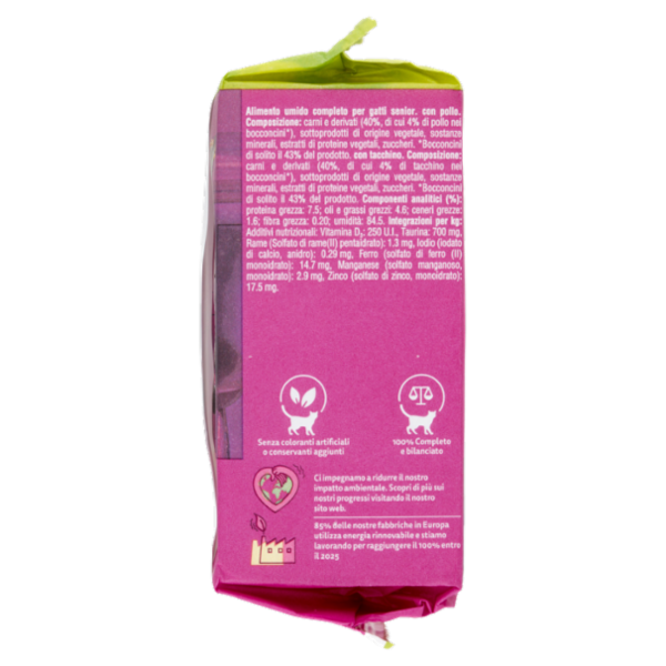 Whiskas Pranzetti con Pollo, con Tacchino in Salsa 7+ 6 x 50 g