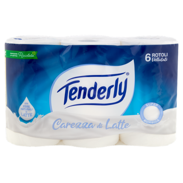 Tenderly Carezza di Latte Rotoli Vellutati 6 pz