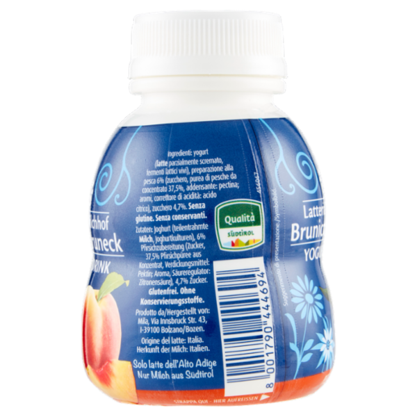 Latteria Brunico Yogurt Drink Pesca 200 g