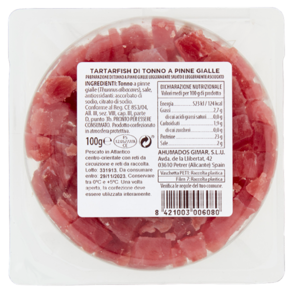 Gimar Tar Tar Fish Tonno 100 g