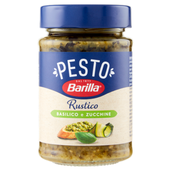 Barilla Pesto Rustico Basilico e Zucchine Pasta e Bruschetta 200 g