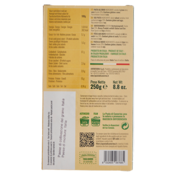 La Pasta di Camerino Lasagne 250 g