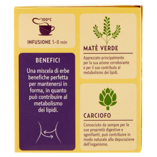 Pompadour Le Tisane Plus Brucia Grassi con Matè* e Carciofo 18 x 2,2 g