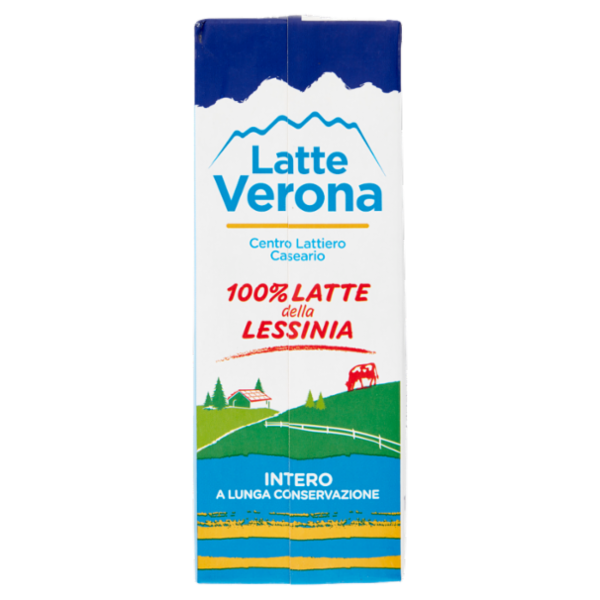Latte Verona 100% Latte della Lessinia Intero a Lunga Conservazione 1 litro