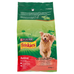 PURINA FRISKIES Active Manzo e Verdure 4kg