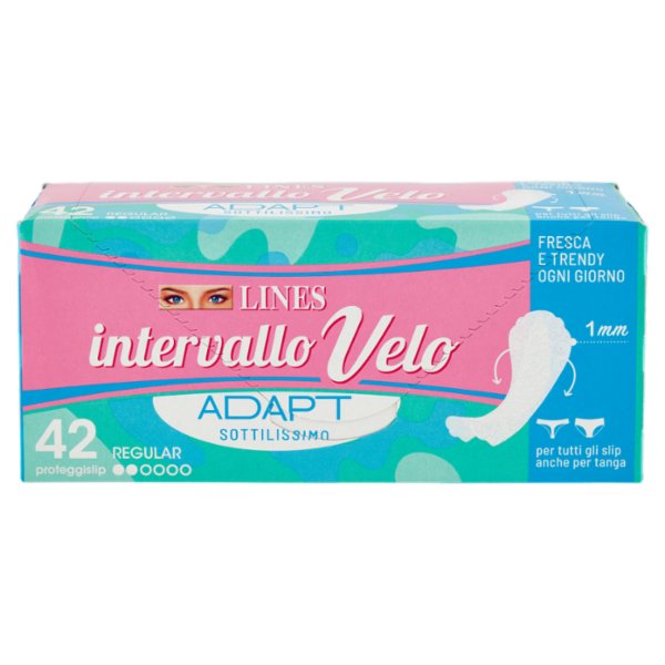 Lines intervallo Velo Adapt proteggislip Regular 42 pz
