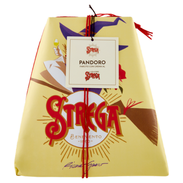 Strega Alberti Pandoro Farcito con Crema al Liquore Strega 1000 g