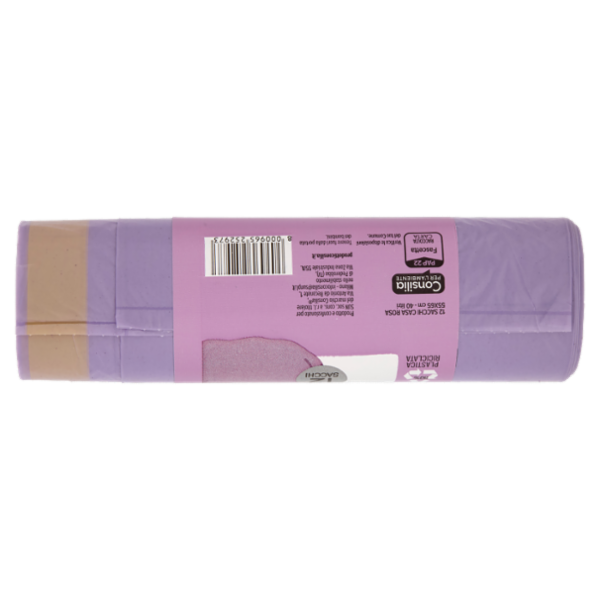 Consilia Sacchi Pattumiera Rosa con Maniglie Cm 55x65 12 pezzi
