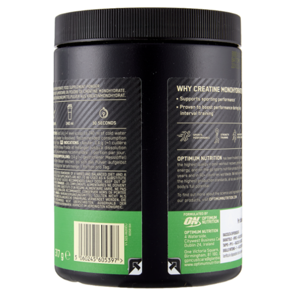 Optimum Nutrition Micronised Creatine Powder Unflavored 317 g