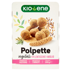 Kioene Polpette Vegetali Con Lenticchie e Miglio 200 g