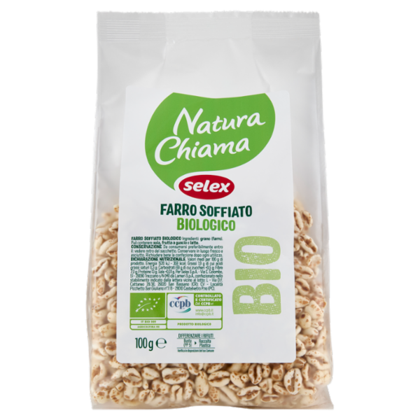 Selex Natura Chiama Farro Soffiato Biologico 100 g