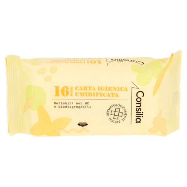 Consilia Carta Igienica Umidificata 16 pezzi
