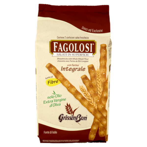 GrissinBon Fagolosi con Farina Integrale 2 x 125 g