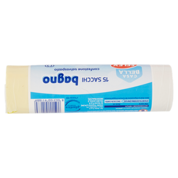 Selex Casa Bella Sacchi Pattumiera Bagno Profumati con Maniglie Cm 45X45 15 pezzi