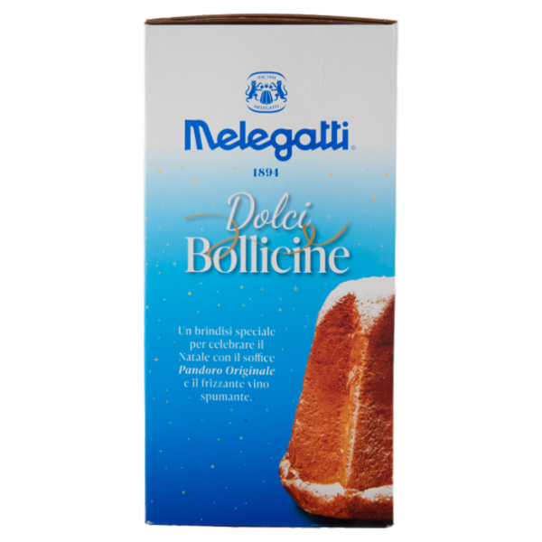Melegatti 1894 Dolci Bollicine Pandoro 680 g + Vino Spumante 75 cl