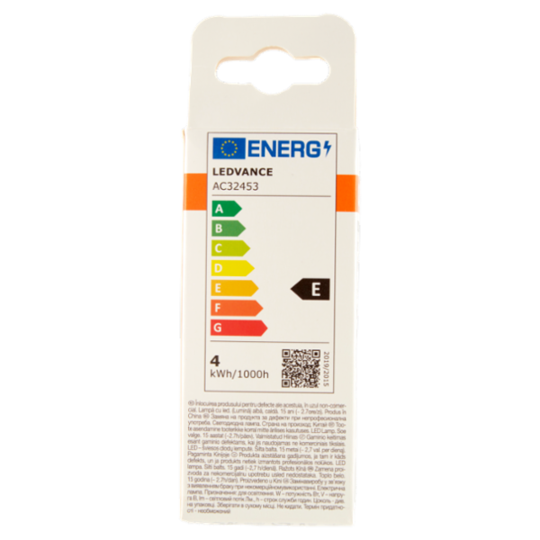 Osram Led Star Classic BW 40 Warm White 4.0 W E14