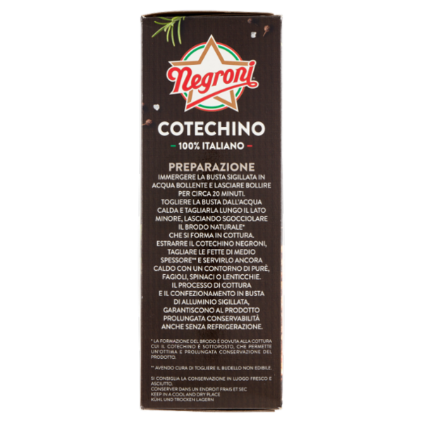 Negroni Cotechino 100% Italiano 500 g
