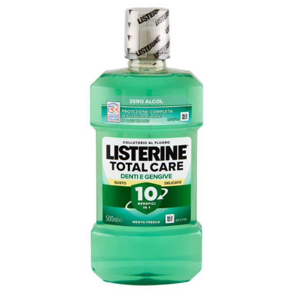Listerine Total Care Denti e Gengive Gusto Delicato Zero Alcol 500 ml