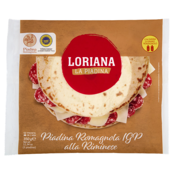Loriana Riminese IGP 3 piadine 350 g