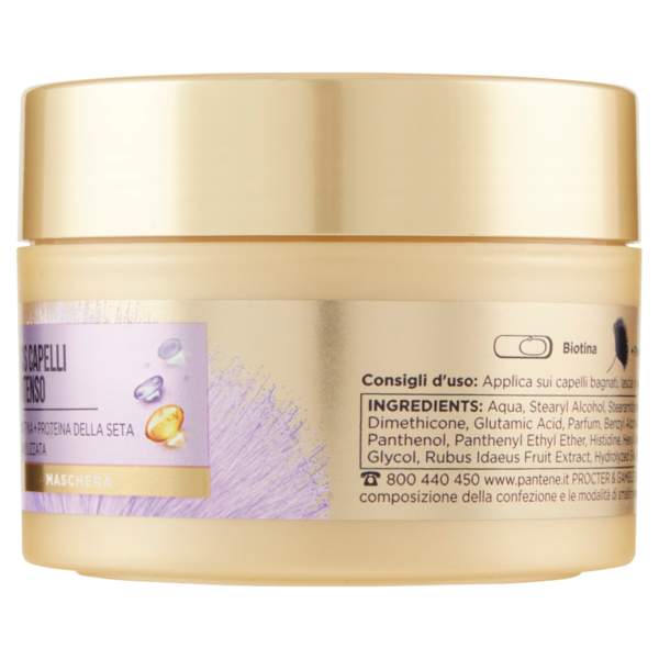 Pantene Maschera Capelli Miracles SOS Capelli Intenso con Biotina+Proteina Seta Idrolizzata 160 ml